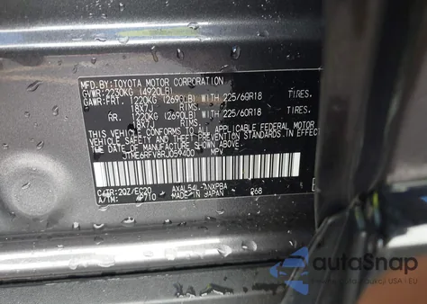 2024 Toyota Rav4 Xse из США, поврежденный, VIN JTME6RFV8RJ059400